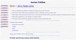 Desktop Screenshot of ionianfiddles.org
