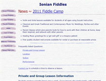 Tablet Screenshot of ionianfiddles.org